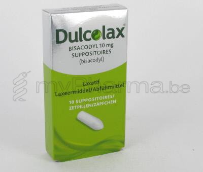 DULCOLAX BISADOCYL 10 MG 10 SUPPO (médicament)