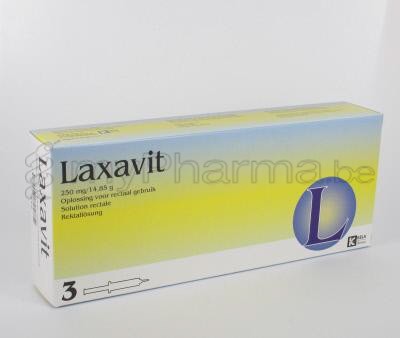 LAXAVIT 12 ML 3 MICRO ENEMA (médicament)