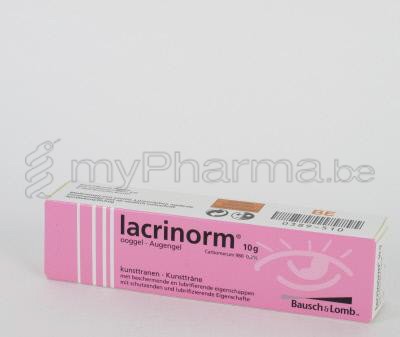 LACRINORM 0,2% 10 G GEL OPHT (médicament)