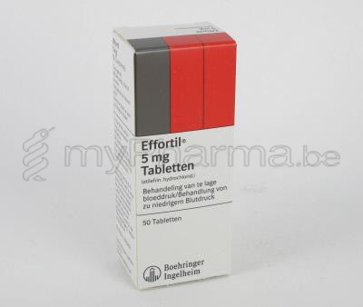EFFORTIL 5 MG 50 COMP (médicament)