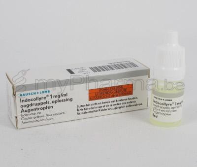 INDOCOLLYRE 0,1% 5 ML COLLYRE (médicament)