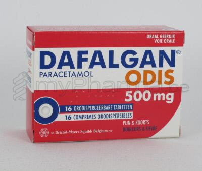 DAFALGAN ODIS 16 COMP ORODISPERSABLE  (médicament)