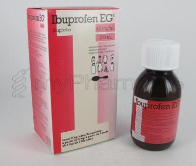 IBUPROFEN EG 40 MG/ML 100 ML SIROP (médicament)