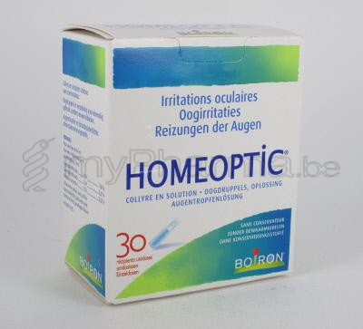 HOMEOPTIC COLLYRE EN SOLUTION 0,4 ML 30 UNIDOSES (médicament homéopatique)