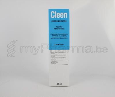CLEEN ENEMA PEDIATRIC 66 ML SOL RECTALE  (médicament)