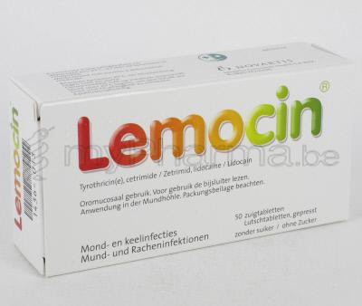 LEMOCIN 50 COMP À SUCER (médicament)