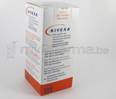 Pharmacie Parent Sprl Kivexa 600mg 300mg 30 Comp