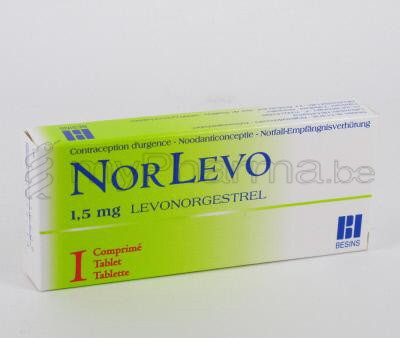 NORLEVO 1,5 MG 1 COMP  (médicament)