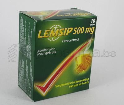 LEMSIP LEMON 500 MG 10 SACH                   (médicament)