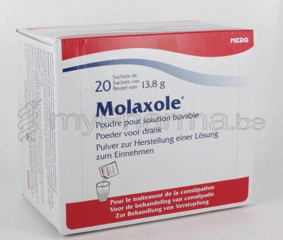 MOLAXOLE 13,8 G  20 SACHETS GOÛT CITRON         (médicament)