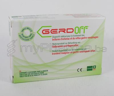 GERDOFF 20 COMP A CROQUER                  (dispositif médical)