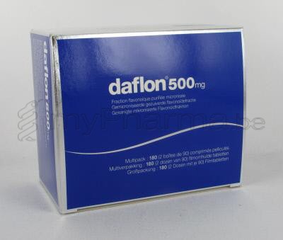 DAFLON 500 mg 180 comp                   (médicament)
