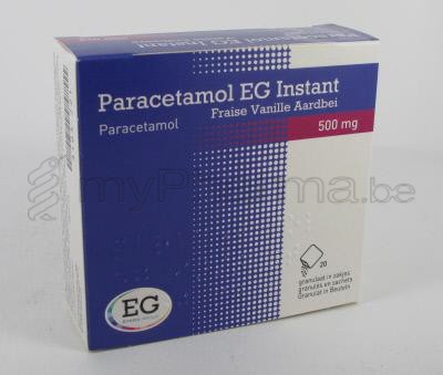 PARACETAMOL EG INSTANT 500 mg 20 sachets (médicament)